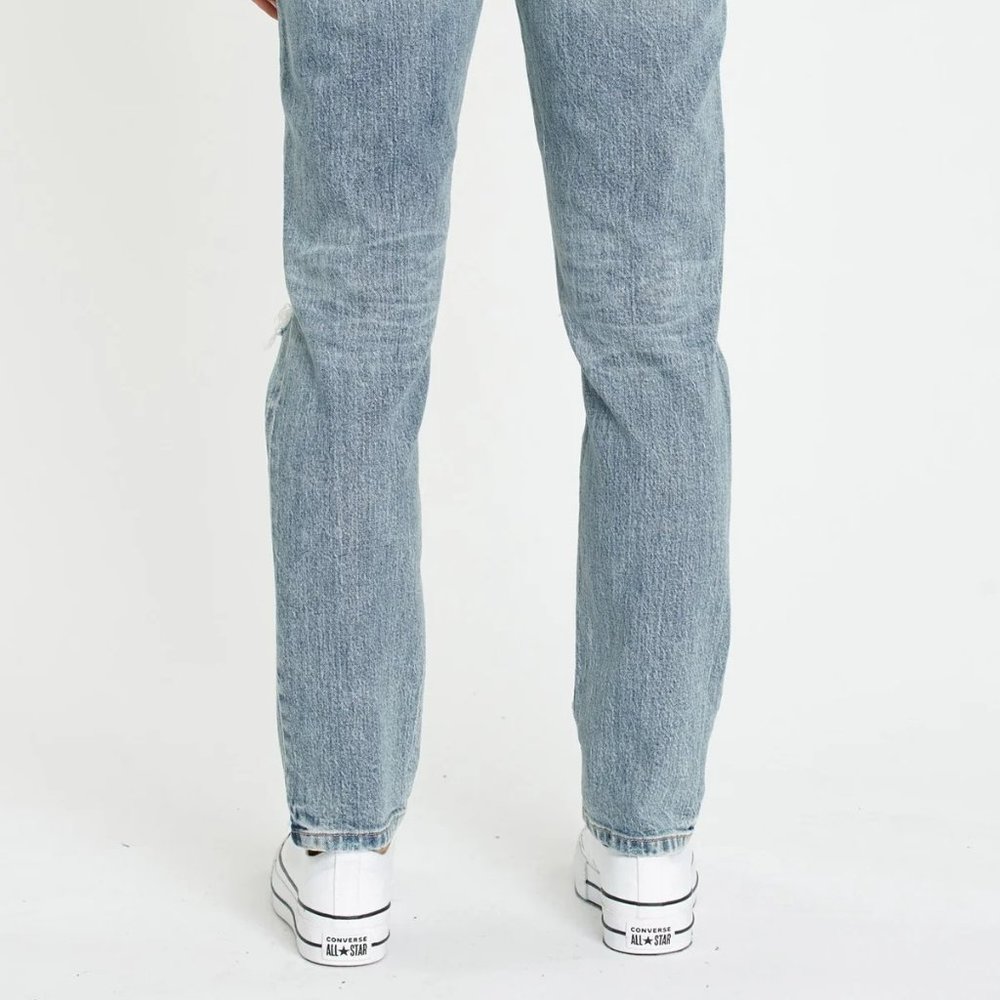 Daze Denim Loverboy High-rise Distressed Boyfriend Jeans in Karma - Picture 7 of 9